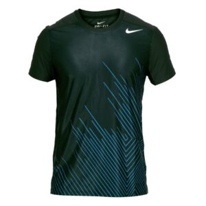 Nike Men Printed Black T-shirt