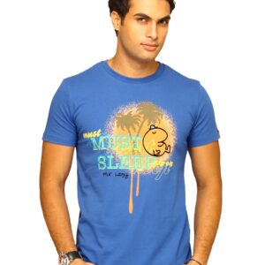 Mr.Men Men's Must Sleep Blue T-shirt