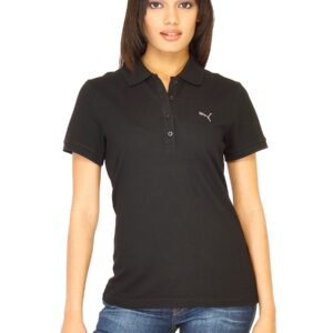 Puma Women's Ess Black Polo Tshirts