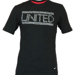 Nike Men The Red Devils Black Tshirts