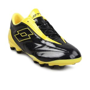 Lotto Men's Fuerzapura Black Yellow Shoe
