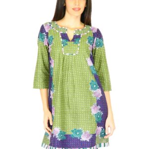 W Women Printed Green Kurtas