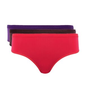 Enamor Women Pack of 3 Mid-Rise Bikini Brief