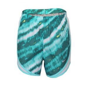Nike Women Printed Tempo Blue Shorts