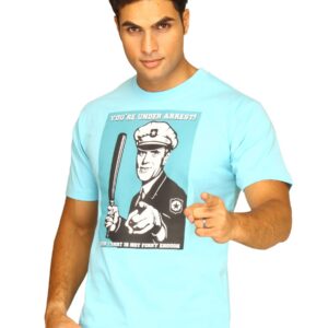 Tantra Men's Arrest Sky Blue T-shirt