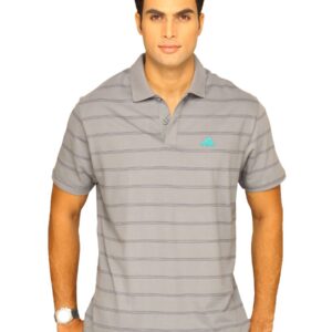 ADIDAS Men's Lead Grey Polo T-shirt