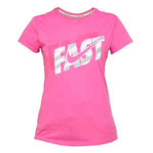Nike Women Printed Pink T-shirt