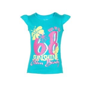 Palm Tree Girls Hs Livia Top Blue Tops