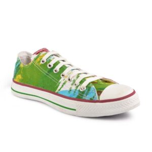 Converse Unisex Brush Print Green Casual Shoes