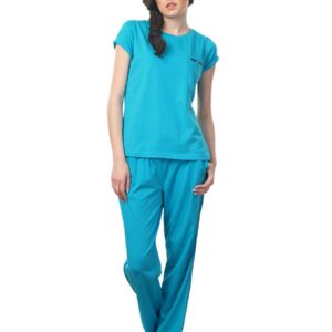 Femella Women Blue Nightdress
