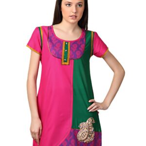 Span Women Pink Kurta