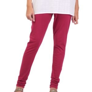 Aurelia Women Solid Red Leggings