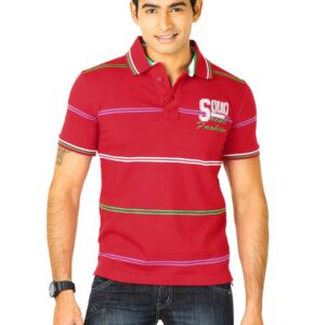Status Quo Men Red Polo Tshirts