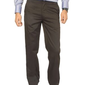 Basics Men Brown Trousers