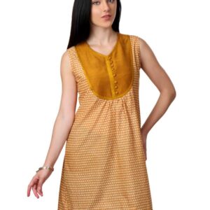 ALayna Women Brown Kurta