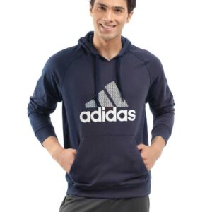 ADIDAS Men Navy Blue Sweatshirt