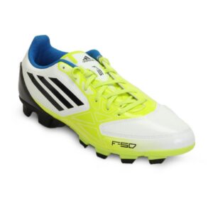 ADIDAS Men Yellow & White F5 TRX FG Sports Shoes