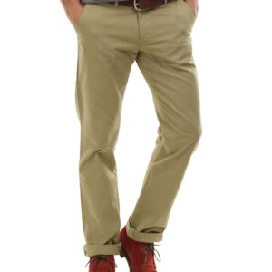 Allen Solly Men Khaki Chino Trousers