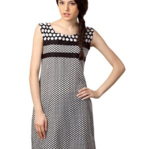 Alma Women Black Kurta