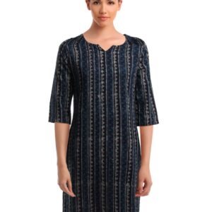 Alma Women Blue Printed Kurta