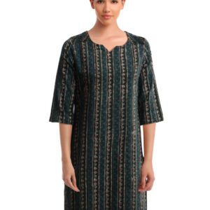 Alma Women Green Kurta