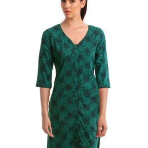 Alma Women Green Kurta