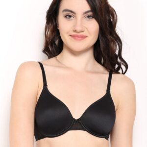 Amante Black Full-Coverage T-Shirt Bra BCSB01