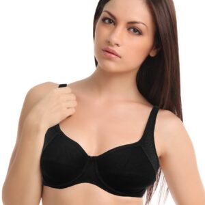 Amante Black Full-Coverage Bra BCFN02