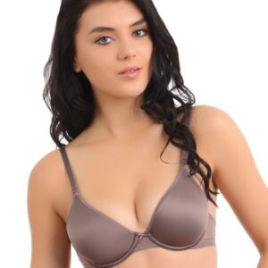 Amante Mushroom Brown Medium-Coverage Bra BCSB01