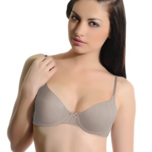 Amante Grey Full-Coverage T-shirt Bra BGSI01