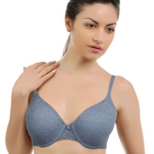 Amante Women Blue Full-Coverage Lace Bra BCFR11