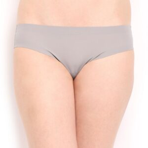 Amante Women Grey Seamless Briefs PCSN11