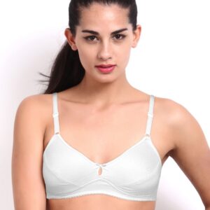 Amante White Full-Coverage Bra BFOM12
