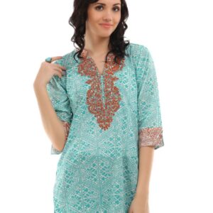 Aneri Women Blue Julie Kurta