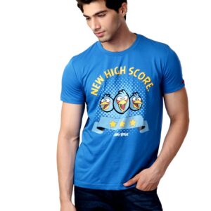Angry Birds Men Blue T-shirt