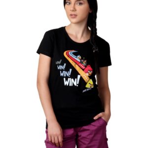 Angry Birds Women Black T-shirt
