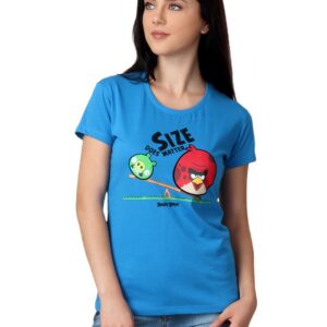 Angry Birds Women Blue T-shirt