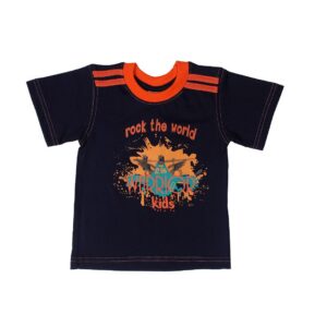 Ant Kids Warrior Kids Navy Blue Tshirts