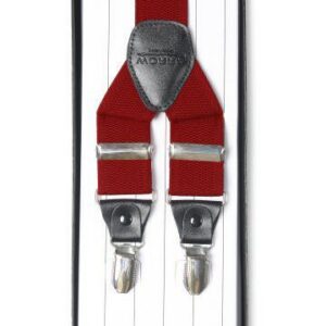 Arrow Men Red Suspenders