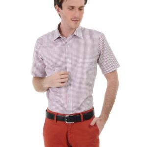 Arrow Men White Check Shirt