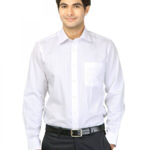 Arrow Men White Striped Shirt