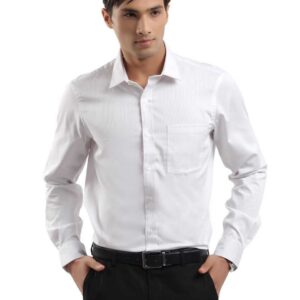 Arrow Men White Striped Shirt