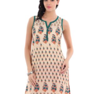 Aurelia Women Beige Kurta