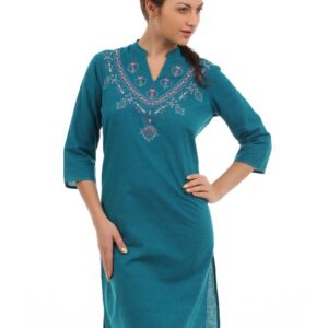 Aurelia Women Blue Kurta