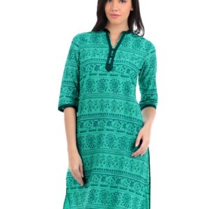 Aurelia Women Green Kurta