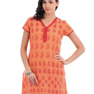 Aurelia Women Orange Kurta