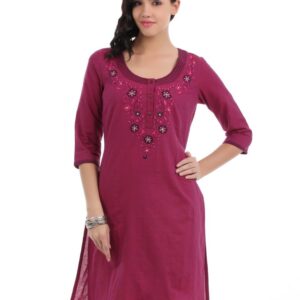 Aurelia Women Pink Kurta