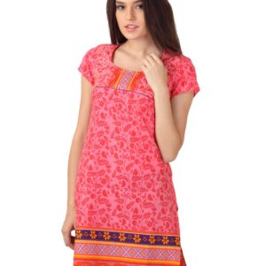 Aurelia Women Pink Printed Kurta