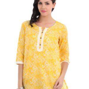 Aurelia Women Yellow Kurti
