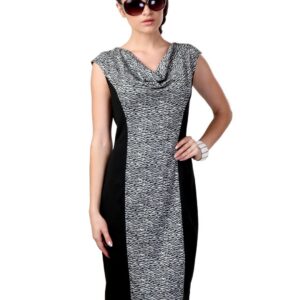 Avirate Black & White Dress